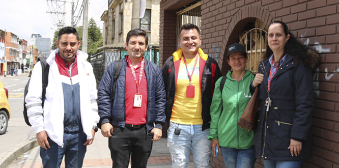 Jornada de sensibilización en zonas comerciales de Puente Aranda Jornada de sensibilización en zonas comerciales de Puente Aranda