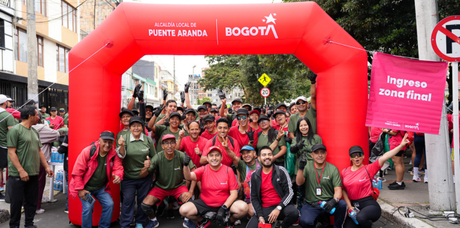 Puente Aranda recolectó más de 7.400 kilos de residuos durante la carrera ambiental “Plogging” y fortaleció la cultura ciudadana Puente Aranda recolectó más de 7.400 kilos de residuos durante la carrera ambiental “Plogging” y fortaleció la cultura ciudadana