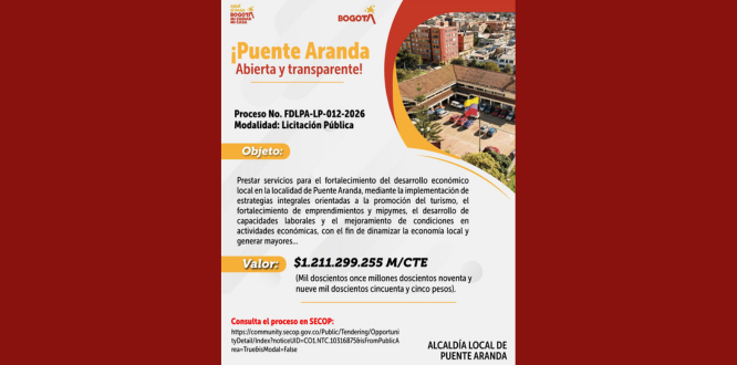 Proceso FDLPA-LP-012-2026 Modalidad: Licitación Pública. Proceso FDLPA-LP-012-2026 Modalidad: Licitación Pública.
