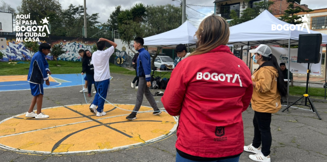 Con Entornos Escolares Inspiradores, Puente Aranda le apuesta a una sana recreación y a la construcción de comunidad