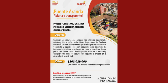 Proceso No. FDLPA-SAMC-002-2026 Modalidad: Selección Abreviada de Menor Cuantía.