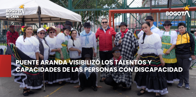 Puente Aranda fue sede del evento distrital que visibilizó los talentos y capacidades de las personas con discapacidad