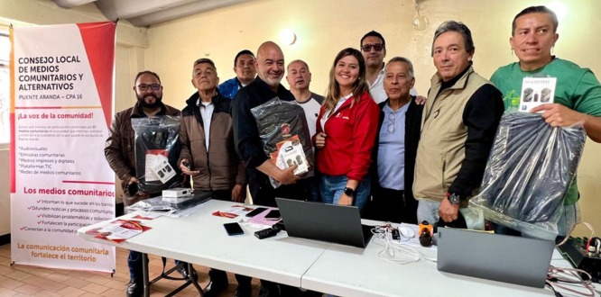 En Puente Aranda, los medios comunitarios debatieron sobre su importancia y papel en el territorio En Puente Aranda, los medios comunitarios debatieron sobre su importancia y papel en el territorio