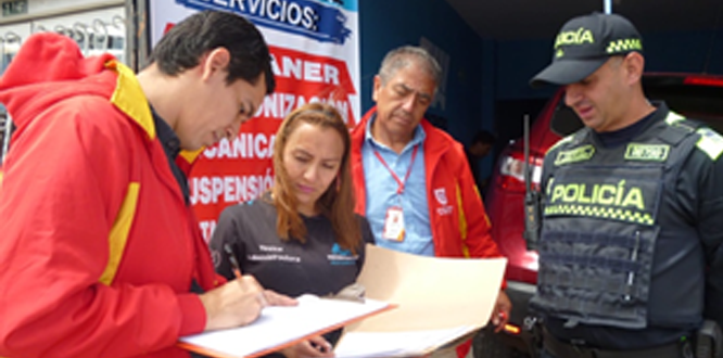 Operativos de sensibilización a establecimientos por extensión de comercio en la localidad
