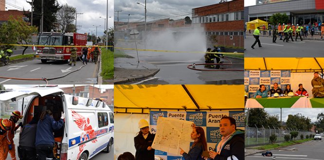 Consejo Local de Gestión del Riesgo de Puente Aranda realizó 1er Simulacro de Evacuación por Emergencias relacionadas con gas natural Consejo Local de Gestión del Riesgo de Puente Aranda realizó 1er Simulacro de Evacuación por Emergencias relacionadas con gas natural