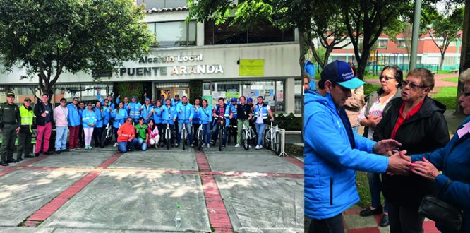 Puente Aranda Todoterreno visita Barrios Camelia Norte y Camelia Sur