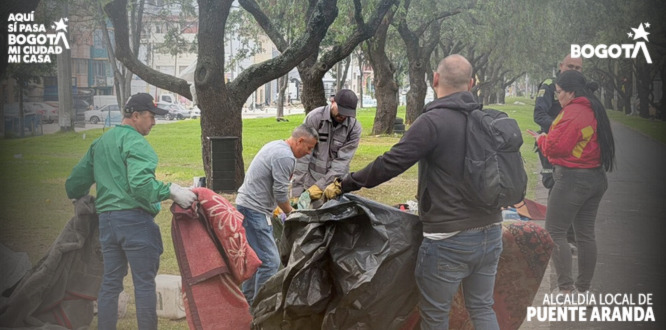 Acciones articuladas fortalecen la seguridad y recuperan el espacio público en Puente Aranda Acciones articuladas fortalecen la seguridad y recuperan el espacio público en Puente Aranda