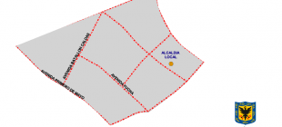 Mapa UPZ 40 Ciudad Montes 