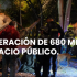 Operativo interinstitucional permitió recuperar 680 metros de espacio público y sensibilizar a comerciantes de 46 establecimientos para prevenir la extorsión.