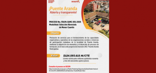 Proceso FDLPA-SAMC-033-2026, Modalidad: Selección Abreviada de Menor Cuantía.